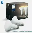 Philips Hue White Ambiance 2Pack BR30 Flood LED Smart Bulbs Bluetooth Compatible