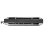 C Key Harmonica Chromatic Harmonica Silver Stainless Steel 48 Tone For