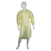 Ultra Health Hospital Grade Yellow Isolation Gown - 100 pcs/Ctn