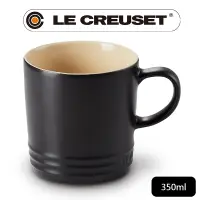 在飛比找PChome24h購物優惠-LE CREUSET-瓷器英式馬克杯350ml (沉靜黑)