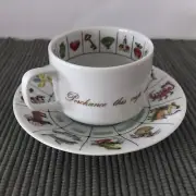 Vintage International Collectors Guild Cup & Saucer Zodiac Fortune Teller JAPAN
