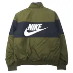 NIKE SYNTHETIC PHIL BOMBER JACKET COTTON M KHAKI POLYESTER S