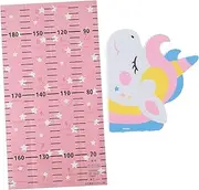 ERINGOGO Height Growth Chart Ruler Wall Decal Movable Sticker for Removable Animal Design for Nursery Bedroom Safe and Durable Height Measurement Wall Sticker