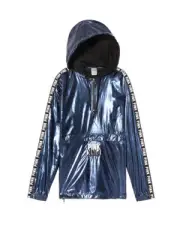 Victoria's Secret Pink New! Anorak Sport Jacket Color Ensign Foil XS/Small NWT