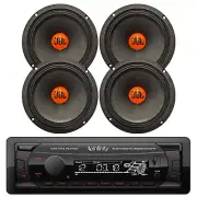 Infinity Alpha 100 Bluetooth Car Radio Receiver, 4x JBL 6.5" 300W Max Speakers