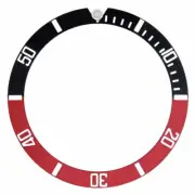 BEZEL INSERT FOR TUDOR SUBMARINER 94010 76100 79090 70190 WATCH COKE BLACK/RED