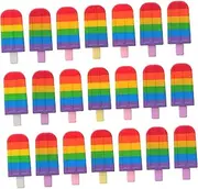 Cute Ice Ballpoint Pens 25 Pack Summer Office Supplies Ice Cream Design Sensory Writing Tools for Boys and Girls and Adults Art Pen Set