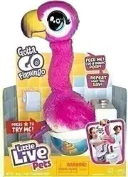 Gotta go Flamingo! Feed Sherbert Magic Food and When he Sings he has Gotta go...