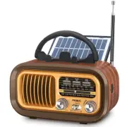 J-150 Portable Radio AM FM SW Bluetooth, Retro Radios Vintage Transistor with...