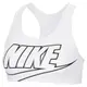 NIKE 耐吉207女款運動內衣AS SWOOSH FUTURA BRA 中度支撐 白 BV3644100