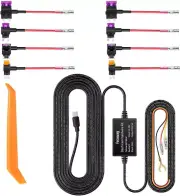 Dash Cam Hard Wire Kit for FOCUWAY T5/ T5 Pro/ T6/ D2 Duo/ D4 Duo Model, 4 Meter