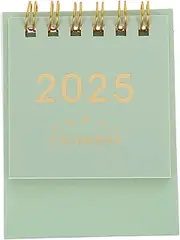 GANAZONO Academic Desk Calendar Decorative Standing Calendar for Office Use Modern Minimal Design Compact Monthly Planner for Recording Events and Dates Desktop Accessory