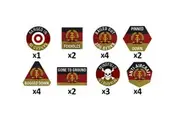 Flames of War: Team Yankee East German Token Set