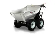 BAUMR-AG Mini Dumper Power Wheel Barrow Tracked Motorised Petrol Powered Wheelbarrow
