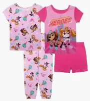 NWT Toddler Girls Paw Patrol 2T Nickelodeon Pajama (2) Set Pink Skye Dogs $40