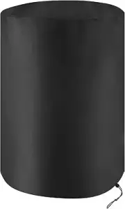 55 Gallon Drum Cover Water Storage Barrel Waterproof Outdoor Rain...