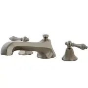 Kingston Brass KS430.AL Metropolitan Deck Mounted Roman Tub - Nickel