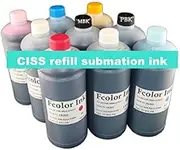 [GOWE] 9 litre a set CISS refill submation ink for Epson A3 inkjet printer R3000 inkjet ink
