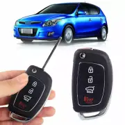 4 Button Replacement Remote Flip Key Case Shell For HYUNDAI ix35 Santa Fe i30