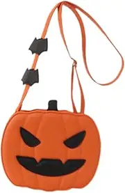 [Oshhni] Pumpkin Crossbody Bag Funny Cute Devil Shoulder Bag for Travel Casual Commuting