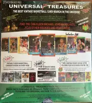 2020 UNIVERSAL TREASURES BASKETBALL BOX 100 FLEER Cards 1986-89 & PACK JORDAN RC