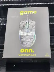 Onn Gaming Mouse, 7 LED Lighting Effects, 6ft Cord, NEW Sealed Box