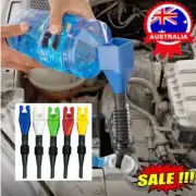 Flexible Draining Tool Snap Funnel, Multi-Purpose Flexible Fold Oil Funnel Tool.