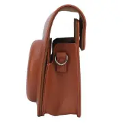 PU Leather Mini Camera Case Bag With Adjustable Shoulder Strap For Mi SPM