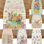 Carrot Easter Tablecloth Linen Bunny Placemat Farmhouse