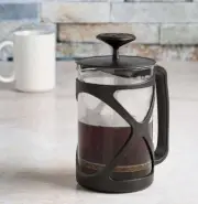 Primula Tempo French American Coffee Press Glass Black 6 Cup NIB