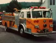 Pirsch Jefferson Twp Fire Truck Vintage Photograph Print 8.5x11"