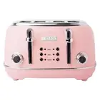 Haden Heritage 4 Slice Wide Slot Stainless Steel Toaster with Adjustable Brownin
