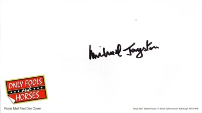 Only Fools and Horses First Day Cover Envelope - Signed by MICHAEL JAYSTON