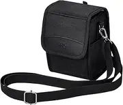 JJC Portable Travel Camera Case Pouch Crossbody Bag with Strap for Fuji Fujifilm X100VI X100V X100F, Ricoh GR IIIx GR III GRIII GR3,Sony A6700 A6000 A6100 A6400 A7C A7CII, Nikon Z30 Z50 & More Cameras