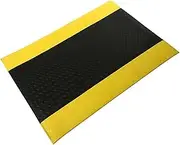 Anti-Static Anti Fatigue Mat,PVC Cushion Foam,Comfort Non-Slip Floor Mats for Home Commercial and Industrial Work,Customizable(Black)(40×60×2Cm/16×24×0.8In)