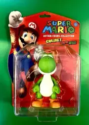 Yoshi! Super Mario Action Figure Collection, 2009, Collect Them All!! New In Box