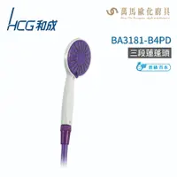 在飛比找樂天市場購物網優惠-和成 HCG 方形蓮蓬頭 不含掛座 BA3181-B4PD 