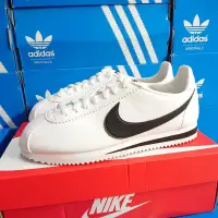 在飛比找蝦皮購物優惠-【小八】Nike Cortez White 阿甘 白黑 74