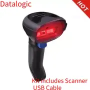 Datalogic QD2220-BKK1 Linear Imager Handheld 1D Barcode Scanner with USB Cable