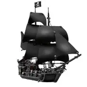 In Stock 4184 4195 Friends The Black Pearl Queen Anne's Revenge Ship Boat Kit Building Block Moc Pirates Caribbeansx6002 Sx6002