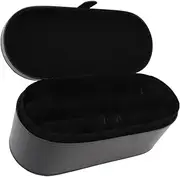Hair Tools Travel Bag, Hair Styling Tool Storage Bag, Portable Storage Box PU Leather for Hair Dryer Hair or Straightener Comb, for Home and Travel Use (bleck)