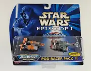Star Wars 1999 Episode I Micro Machines Pod Racer Pack II Galoob. New In Box