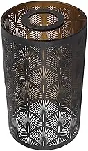 Metal Carving Process Large Lamp Shades,Modern Metal Lampshade,Detachable,Cylindrical Hollow Out E27 E26 Lamp Shade for Table Lamp and Floor Light