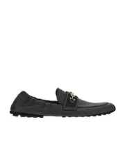 Gancini-buckle slip-on loafers 11,7,8,10 Black