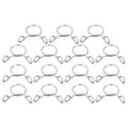 15 Pcs Fuel Line Hose Tubing Spring Clips 9mm Water Pipe Spring Clip Clamps
