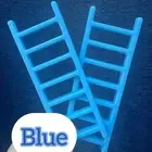 Jumping Spider Climbing Ladders In Blue ￼