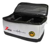 TT Lures Deluxe ZMan Tackle Block Grey - Soft Fishing Tackle Bag Box