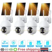 Solar Security Camera 5MP Wireless Battery Camera System PTZ IP Dome WIFI CCTV