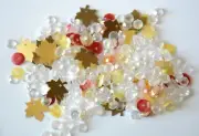 Fall Foliage ~ Sparkletz / Sequins, Gemstones, Confetti / Shaker Cards & Crafts