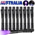 10X UV Ultra Violet LED Flashlight Blacklight Light 395nM Inspection Lamp Torch